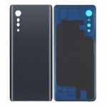 Back Panel Cover For Lg Velvet Black - Maxbhi Com