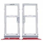 Sim Card Holder Tray For Samsung Galaxy S10 Plus Red - Maxbhi Com