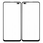 Replacement Front Glass For Infinix Zero 8 Black By - Maxbhi Com