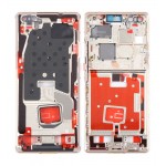 Lcd Frame Middle Chassis For Huawei Mate 40 Pro Yellow By - Maxbhi Com