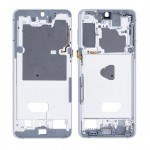 Lcd Frame Middle Chassis For Samsung Galaxy S21 Plus Silver By - Maxbhi Com