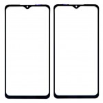 Replacement Front Glass For Samsung Galaxy M02 Black By - Maxbhi Com