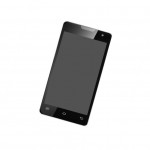 Lcd Frame Middle Chassis For Xolo Q500 Black By - Maxbhi Com