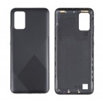 Back Panel Cover For Samsung Galaxy A02s Black - Maxbhi Com