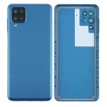 Back Panel Cover For Samsung Galaxy A12 Blue - Maxbhi Com