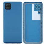 Back Panel Cover For Samsung Galaxy A12 Blue - Maxbhi Com
