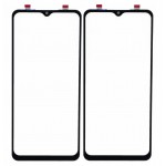 Replacement Front Glass For Samsung Galaxy A12 Black By - Maxbhi Com