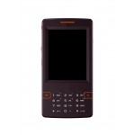 Lcd Frame Middle Chassis For Sony Ericsson W950 Black By - Maxbhi Com