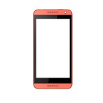 Replacement Front Glass For Htc Desire 610 Red By - Maxbhi Com