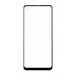 Replacement Front Glass For Realme X7 2021 Black By - Maxbhi Com