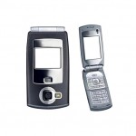 Lcd Frame Middle Chassis For Nokia N71 Silver By - Maxbhi Com
