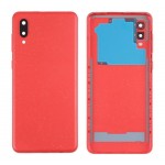 Back Panel Cover For Samsung Galaxy A02 Red - Maxbhi Com