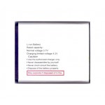 Battery For Mito Fantasy Card A65 By - Maxbhi.com