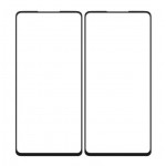 Replacement Front Glass For Samsung Galaxy A72 Black By - Maxbhi Com