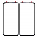 Replacement Front Glass For Realme 8 Pro Black By - Maxbhi Com
