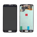 Lcd With Touch Screen For Samsung Galaxy S5 Mini Duos Blue Grey By - Maxbhi Com