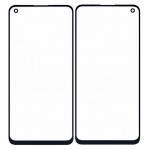 Replacement Front Glass For Oppo F19 Black By - Maxbhi Com