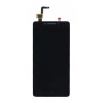 Lcd With Touch Screen For Lenovo A6000 Black By - Maxbhi Com