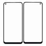 Replacement Front Glass For Oppo A54 Black By - Maxbhi Com
