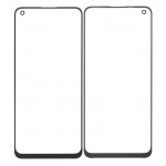 Replacement Front Glass For Realme 8 5g Black By - Maxbhi Com