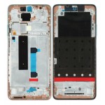 Lcd Frame Middle Chassis For Xiaomi Redmi Note 9 Pro 5g Sky By - Maxbhi Com