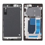 Lcd Frame Middle Chassis For Sony Xperia Z Lt36h Black By - Maxbhi Com