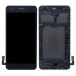 Lcd With Touch Screen For Lg Phoenix 3 Black By - Maxbhi Com
