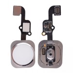 Fingerprint Sensor Flex Cable For Apple Iphone 6 Silver By - Maxbhi Com
