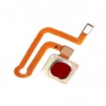 Fingerprint Sensor Flex Cable For Vivo Y15 2019 Red By - Maxbhi Com