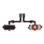 Fingerprint Sensor Flex Cable For Samsung Galaxy J7 Prime Black By - Maxbhi Com