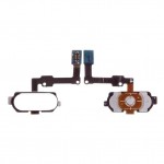 Fingerprint Sensor Flex Cable For Samsung Galaxy J7 Prime White By - Maxbhi Com