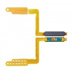 Fingerprint Sensor Flex Cable For Samsung Galaxy A7 2018 Black By - Maxbhi Com
