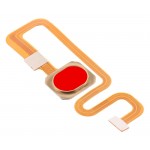 Fingerprint Sensor Flex Cable For Oppo F7 Red By - Maxbhi Com