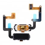 Fingerprint Sensor Flex Cable For Samsung Galaxy A7 2017 Black By - Maxbhi Com