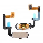 Fingerprint Sensor Flex Cable For Samsung Galaxy A7 2017 Gold By - Maxbhi Com