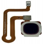 Fingerprint Sensor Flex Cable For Vivo Y12 Black By - Maxbhi Com