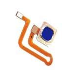 Fingerprint Sensor Flex Cable For Vivo V7 Blue By - Maxbhi Com
