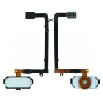 Fingerprint Sensor Flex Cable For Samsung Galaxy S6 Edge White By - Maxbhi Com