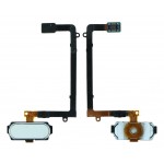 Fingerprint Sensor Flex Cable For Samsung Galaxy S6 Edge White By - Maxbhi Com