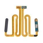 Fingerprint Sensor Flex Cable For Samsung Galaxy A12 Black By - Maxbhi Com