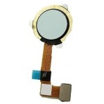 Fingerprint Sensor Flex Cable For Oppo A15s White By - Maxbhi Com