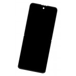 Lcd Frame Middle Chassis For Samsung Galaxy Z Flip 3 Black By - Maxbhi Com
