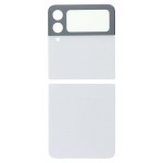 Back Panel Cover For Samsung Galaxy Z Flip 3 White - Maxbhi Com