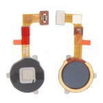 Fingerprint Sensor Flex Cable For Realme C21 Black By - Maxbhi Com