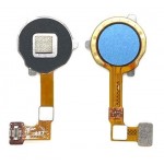 Fingerprint Sensor Flex Cable For Realme C21 Blue By - Maxbhi Com