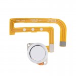 Fingerprint Sensor Flex Cable For Motorola Moto G8 White By - Maxbhi Com