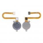 Fingerprint Sensor Flex Cable For Motorola Moto E6i White By - Maxbhi Com