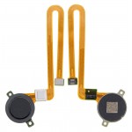 Fingerprint Sensor Flex Cable For Motorola Moto E6 Play Black By - Maxbhi Com