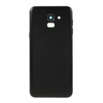 Back Panel Cover For Samsung Galaxy J6 Black - Maxbhi Com