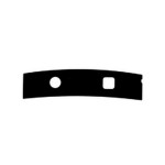Camera Lens For Blackberry Torch 9810 Grey Black By - Maxbhi Com